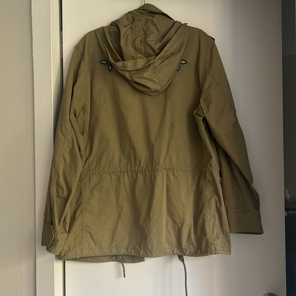 Denim & Supply Ralph Lauren cotton beaded cargo military jacket - Picture 3 of 9